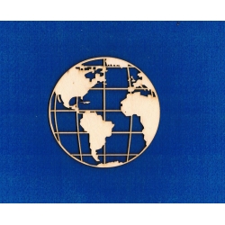 Kula ziemska (nr 3 ) ŚREDNICA 10 cm  kontynenty, świat, mapa, world itp.równik , współrzędne geograficzne